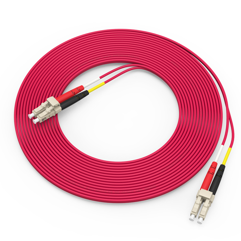 电信级铠装光纤跳线 LC-LC多模双芯防鼠咬室内抗拉尾纤缆 FMCK-1030